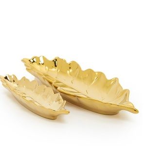 Rosanna porcelain gold leaves